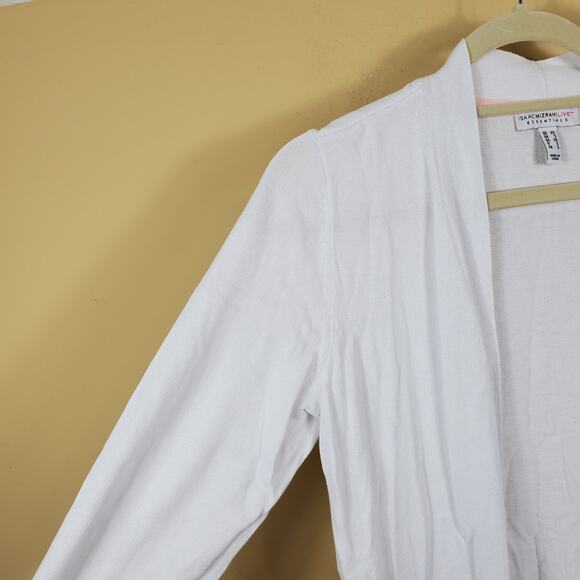 Isaac Mizrahi Liz White Cardigan Women's Size XS - Picture 4 of 9
